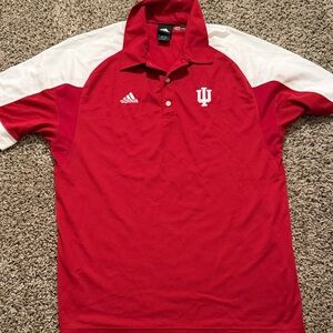 Adidas Men's Polo Shirt in Red and White